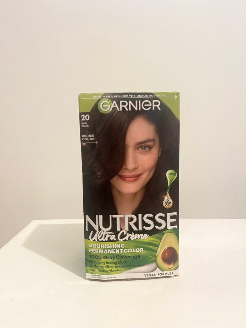 Garnier Nutrisse Permanent Hair Color - Soft Black